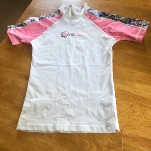 Rip Curl Rashguard - white and pink